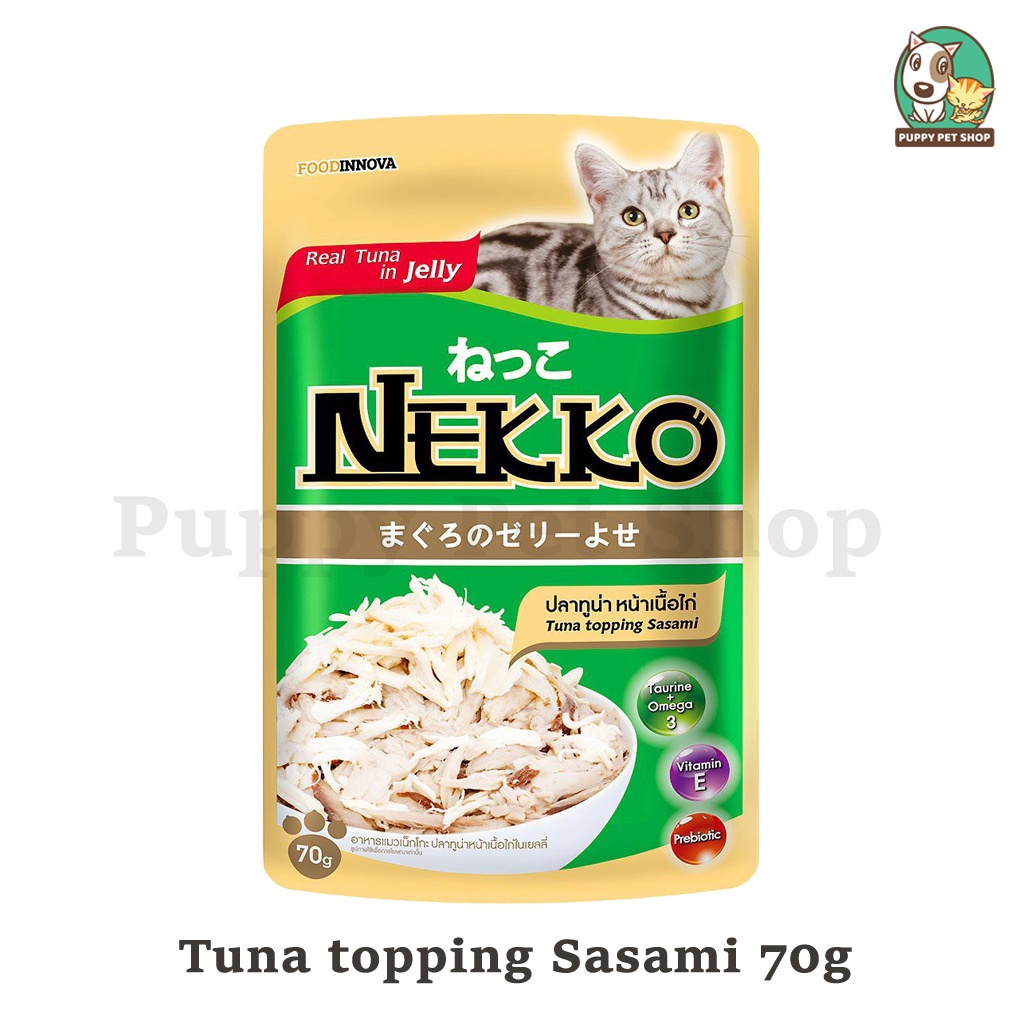 Pate Nekko jelly dành cho mèo trưởng thành trên 6 tháng tuổi 70g (8 vị)