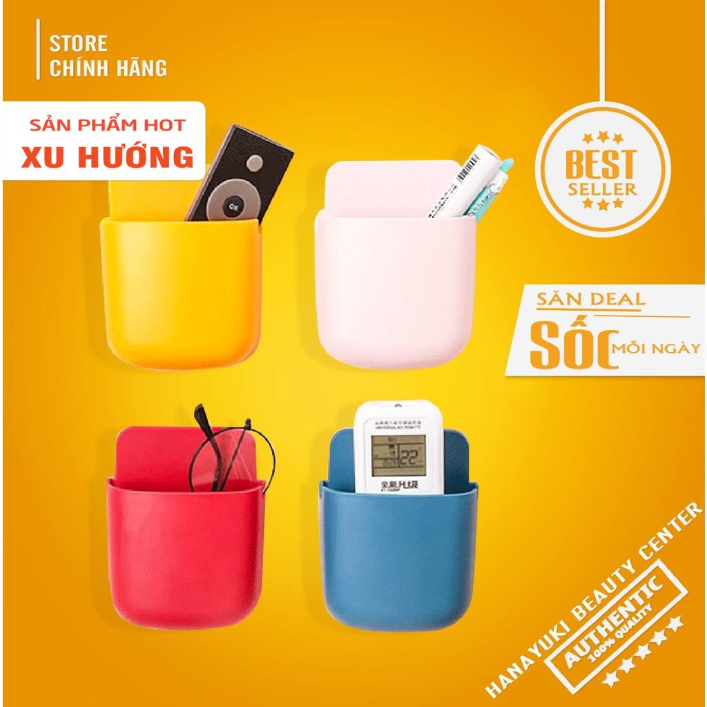 Kệ mini dán tường để điện thoại, đồ tiện ích, điều khiển, điện thoại, để đồ cá nhân tiện lợi - Hanayuki Asia