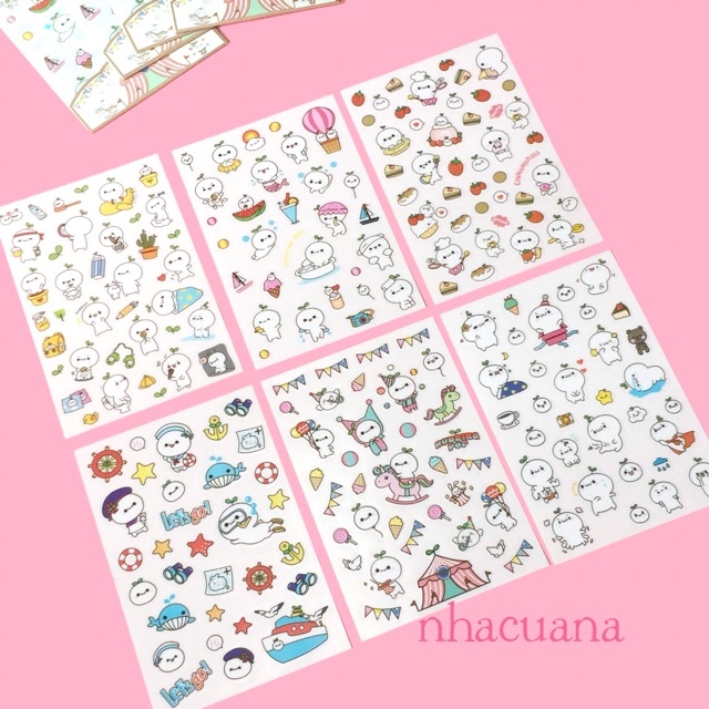 Diy Stickers hình ngộ nghĩnh