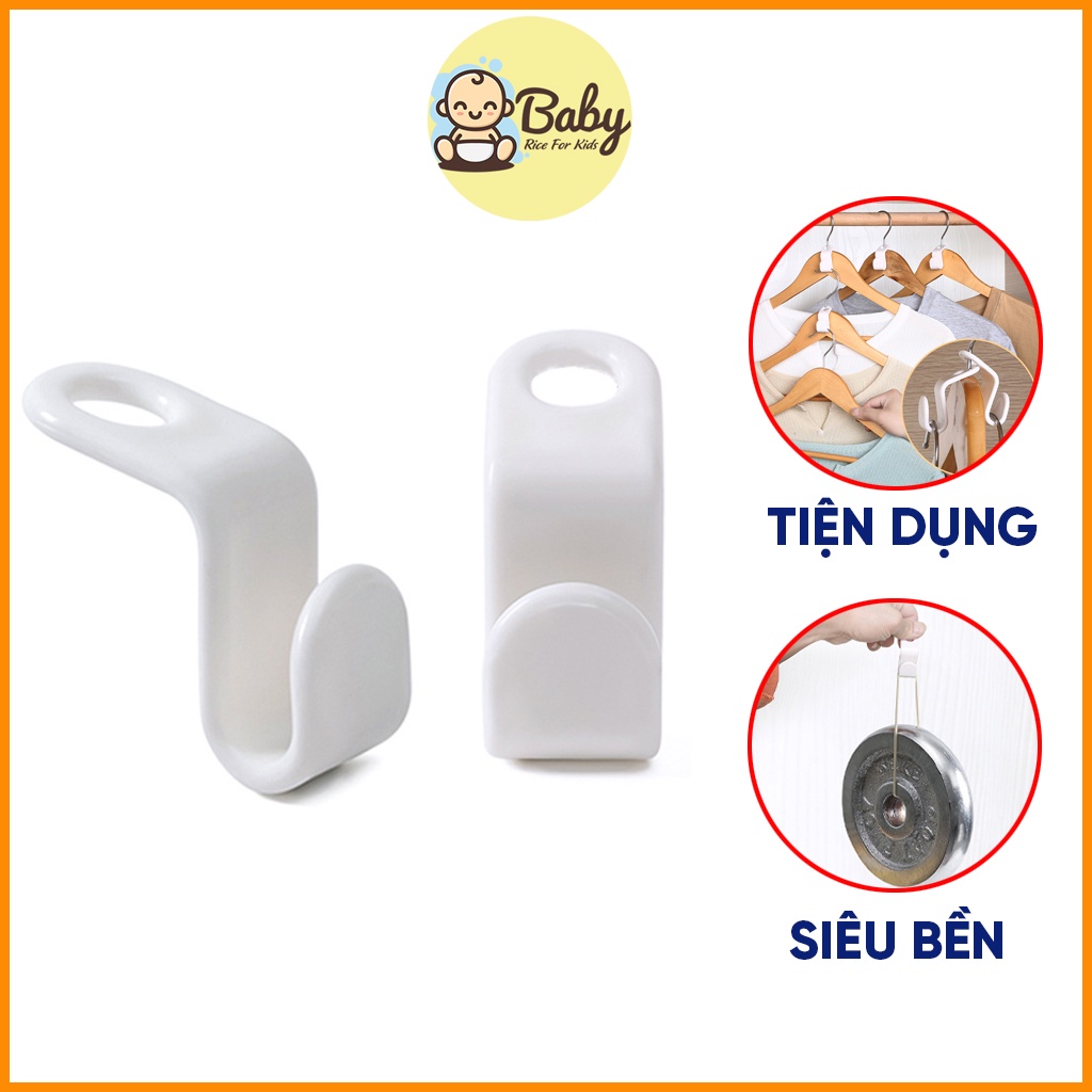 Móc Treo Quần Áo Đa Năng Siêu Rẻ Siêu Tiện Dụng Tủ Quần Áo Gọn Gàng Ngăn Nắp Gia Dụng Thông Minh BabyRice 065