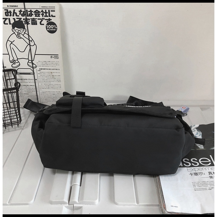 Túi đeo chéo đi học chống thấm hai đai dọc ngang cao cấp BAG U TF24