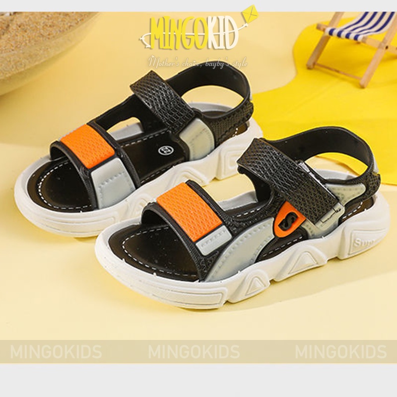 Dép sandal cho bé trai bé gái MG2-12 Mingokids Size 21-35