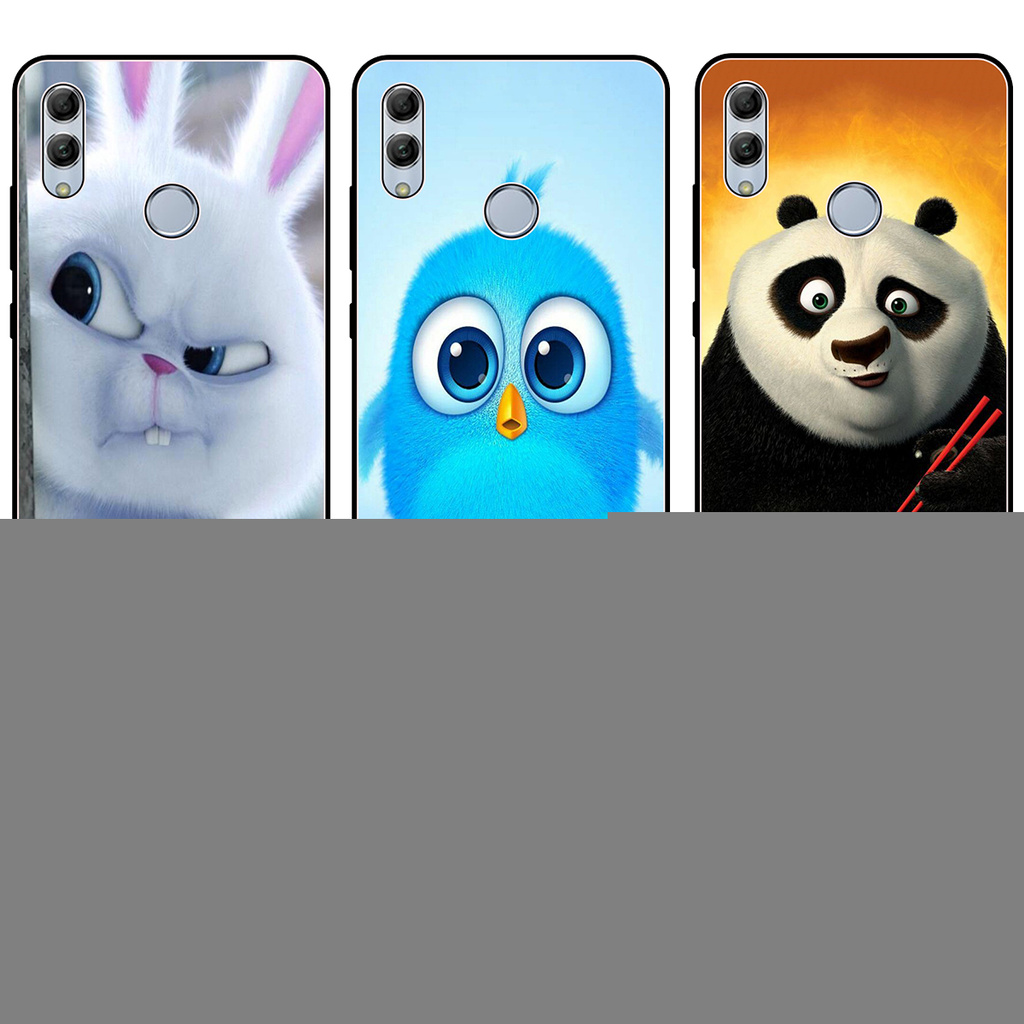 Huawei Honor 10 10i 10Lite P Smart + 2019 Cartoon Snowball Panda Minions Mickey Doraemon Soft TPU Silicone Protective Case