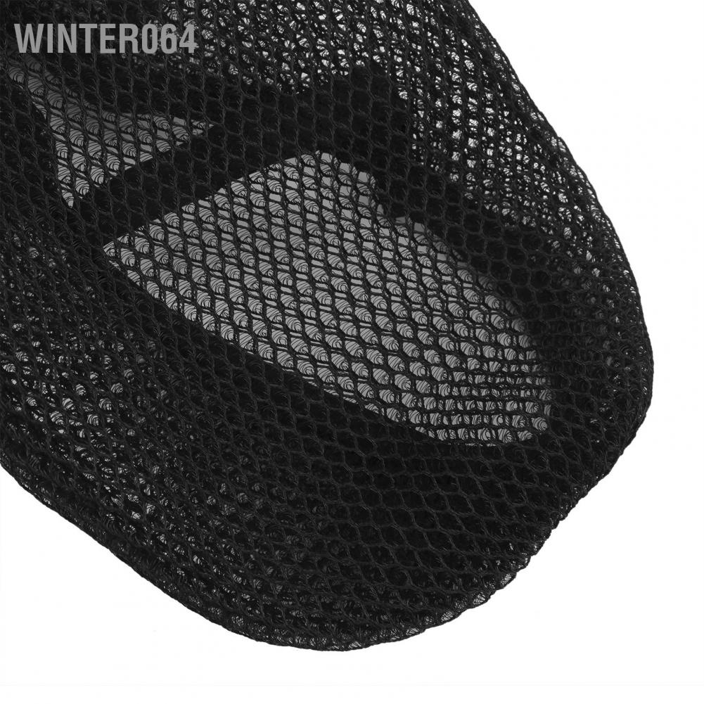 Winter064 Motorcycle Seat Covers 3 Dimensional Breathable Design Mesh Black Replacement for VESPA Gts300