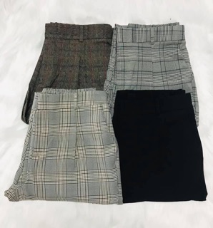 Quần baggy caro
