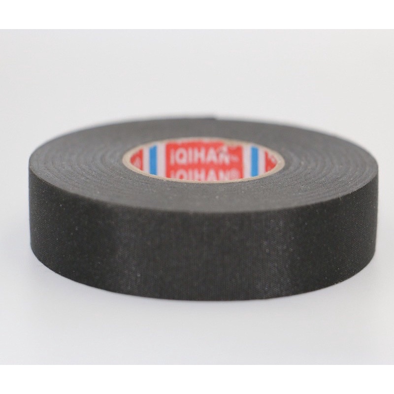 Cuộn băng keo vải mịn chống cháy quấn dây điện kích thước 19mm x 15m tiện dụng chất lượng
