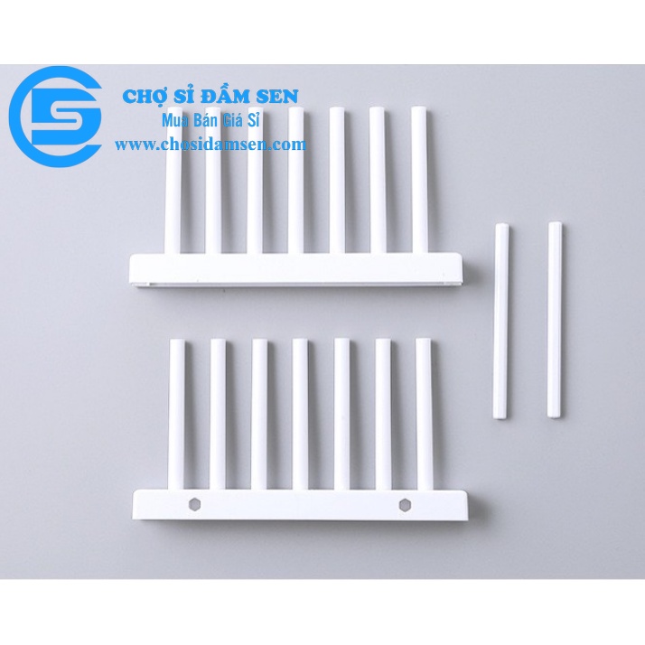 Kệ Úp Đĩa, Nắp Vung Bằng Nhựa Cao Cấp Nhỏ Gọn Chắc Chắn G367-KeUpDia