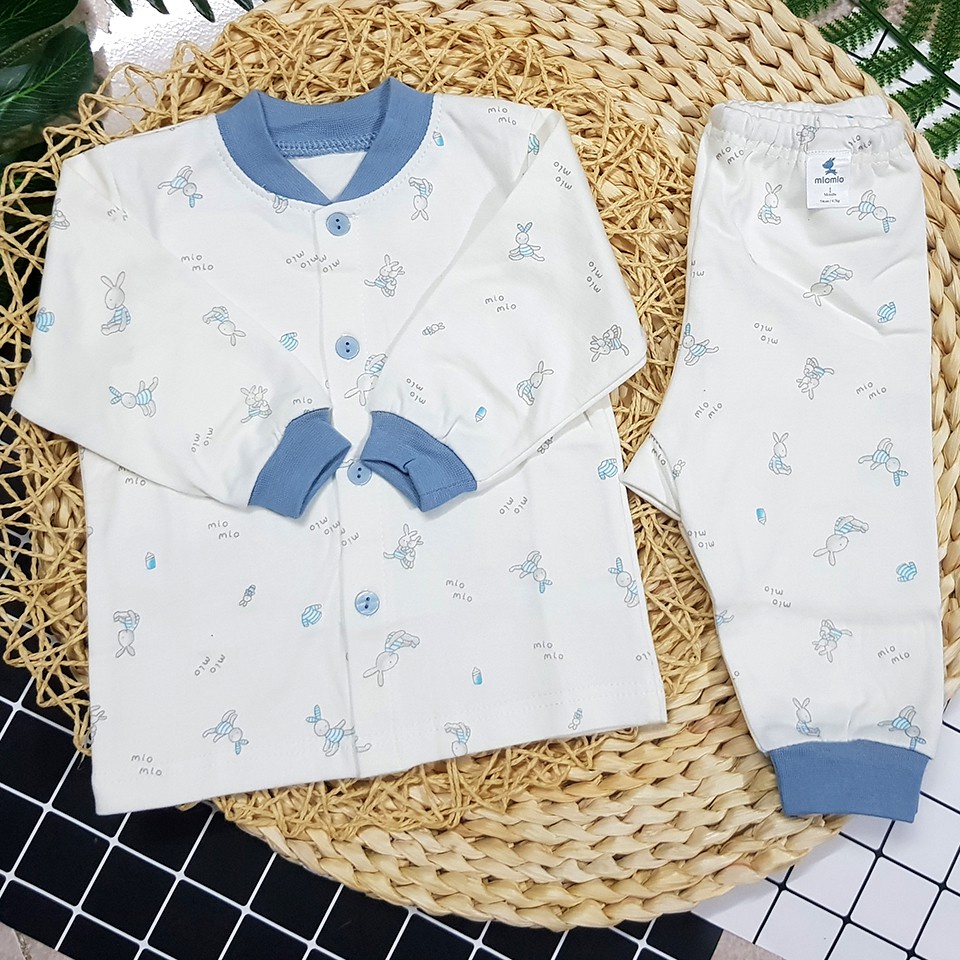 Bộ Quần Áo Dài Tay Miomio Cho Bé Sơ Sinh Mẫu Mới Cao Cấp  | Minizon Kids