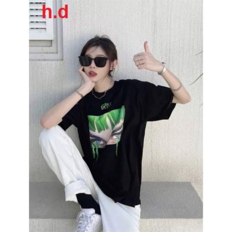 Sét áo phông mặt tóc xanh + quần kaki trắng HD6