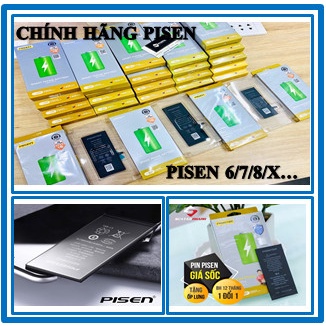 Pin iphone  chất lượng cao [chính hãng pisen BH 12T] Thích hợp  6/6s/6plus/6s plus/7/7plus/8/8plus