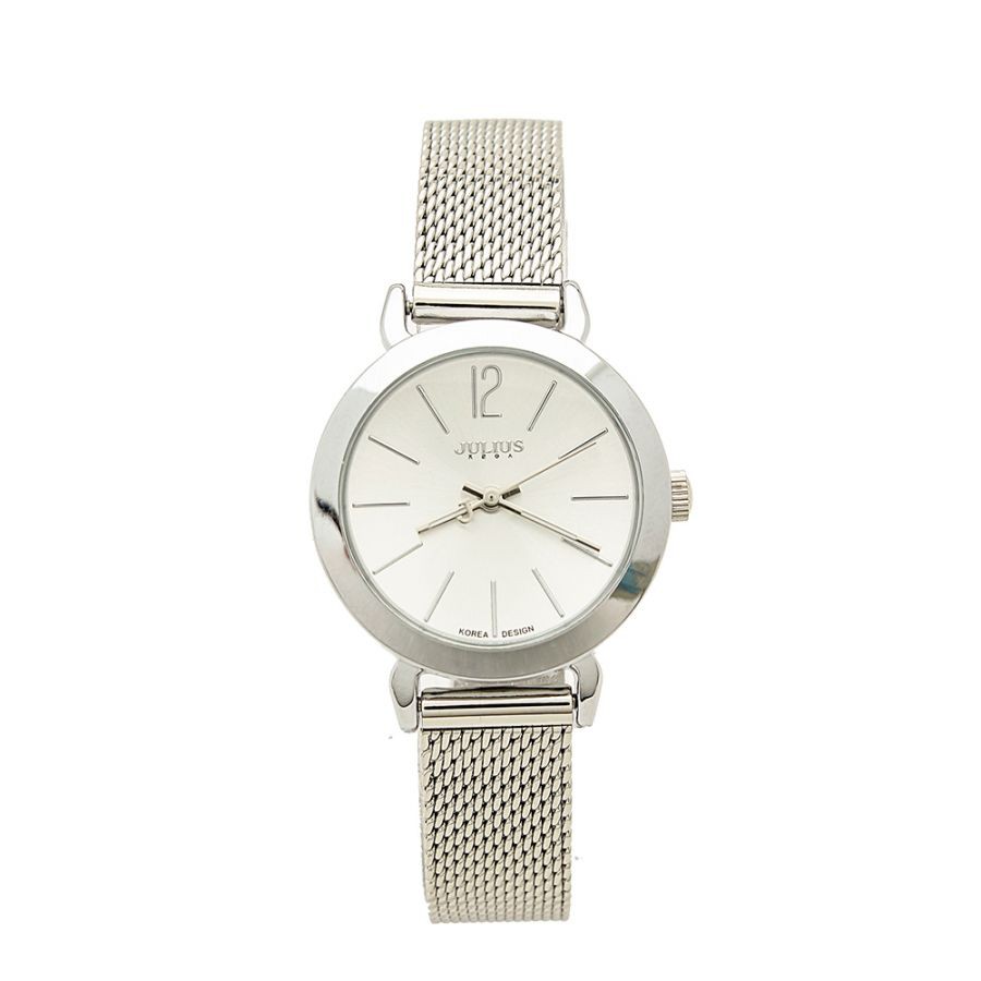 ĐỒNG HỒ NỮ JULIUS JA-732 DÂY THÉP (TRẮNG)