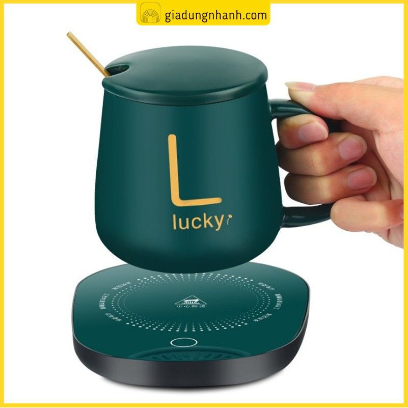 [VIP] Bộ Cốc Hâm Nóng Đồ Uống Kèm Đế Điện Lucky