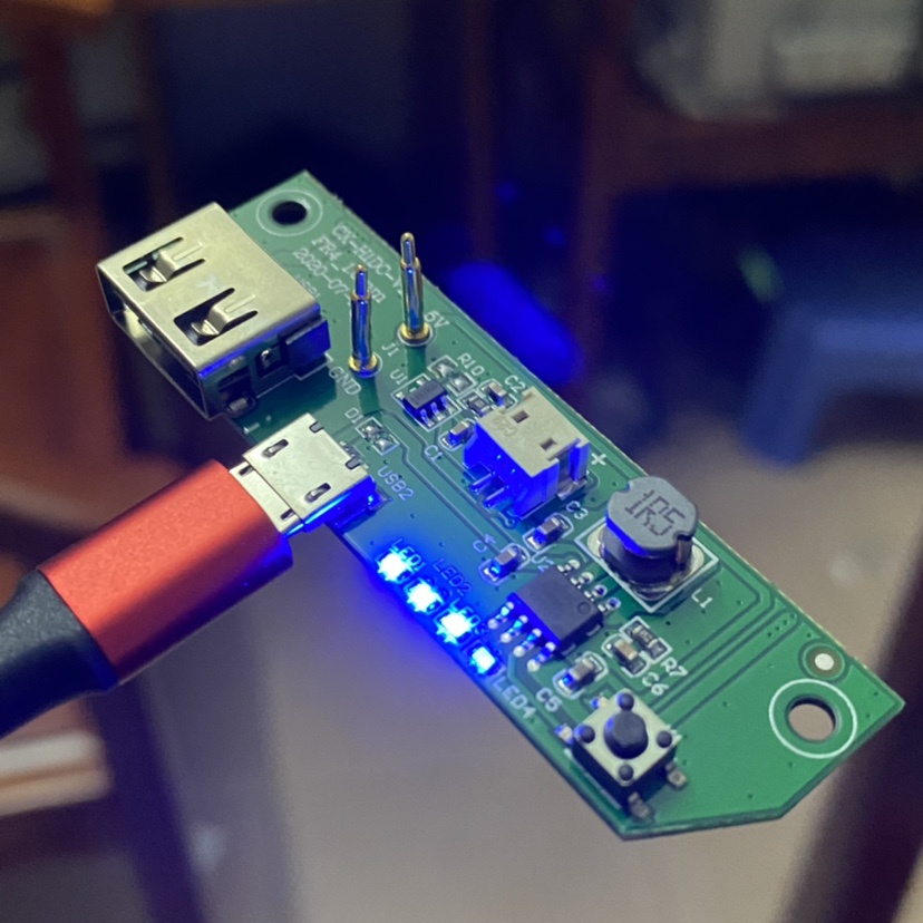 Mạch sạc dự phòng 2 cổng 5V 1.3A max - mạch mới