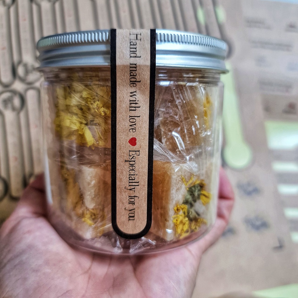 90 Tem dán niêm phong giấy kraf vintage chữ Thankyou có lời chúc sang trọng