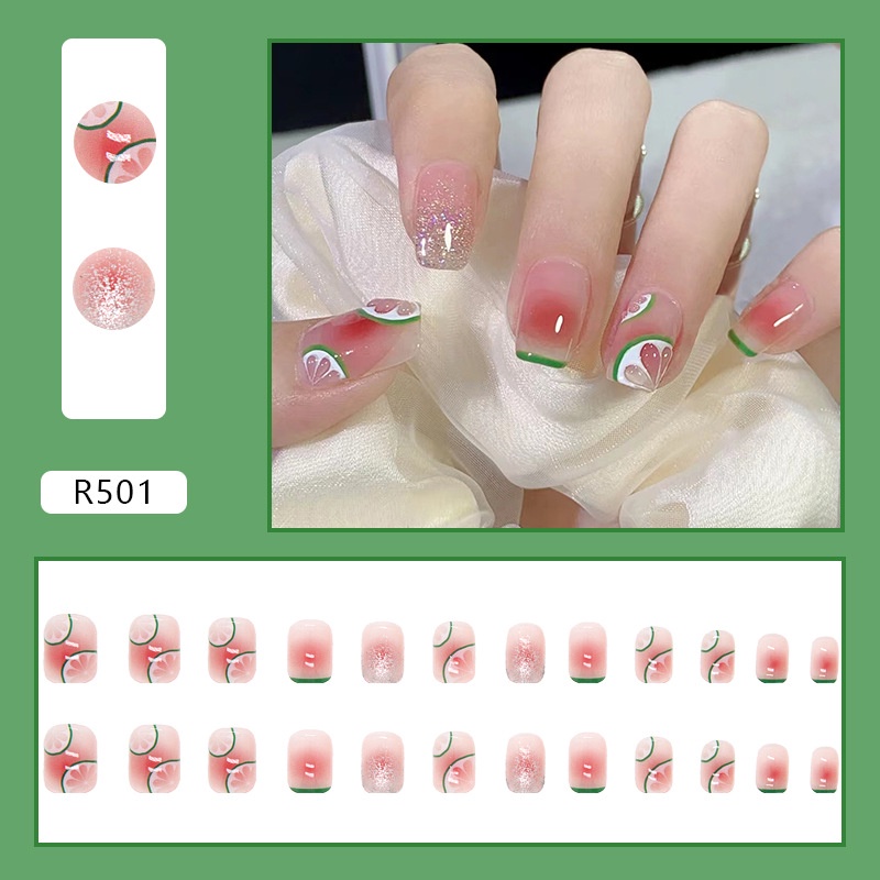 Móng tay giả thời trang làm nail ABa Store [R501-540]