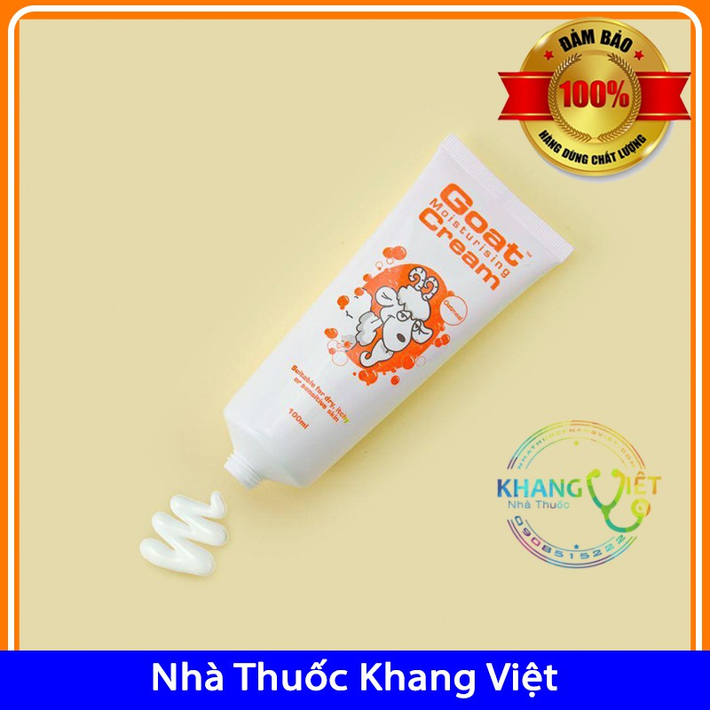 Kem dưỡng ẩm sữa dê Úc Goat Moisturising Cream The Goat Skincare 100ml