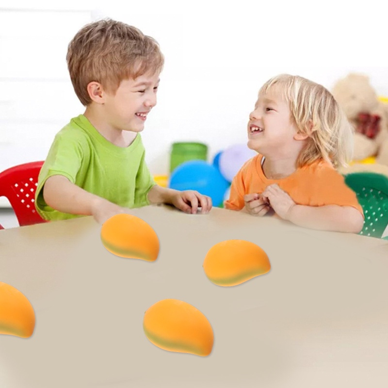 Bóng Bóp Giảm Căng Thẳng 3 Inch Hình Quả Xoài Sống Động Cho Nam Nữ