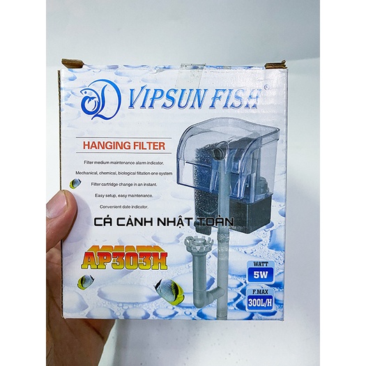 LỌC THÁC BỂ CÁ CẢNH VIPSUN AP303H