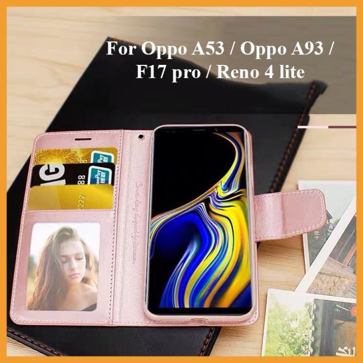 [Freeship] Bao da Oppo A53 / Oppo A93 dạng ví hiệu hanman, kiểu sáng sang trọng tiện lợi | BigBuy360 - bigbuy360.vn