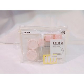 Bộ chiết mỹ phẩm du lịch mini tiện ích tiện lợi kèm túi zip
