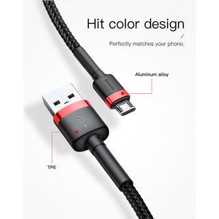 CÁP SẠC NHANH -CÁP SẠC NHANH BASEUS CAFULE CABLE MICRO USB