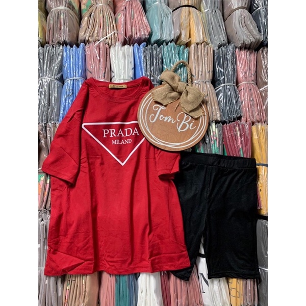 [Rẻ vô địch] Set bộ áo thun mix quần legging pra freesize 38-65kg