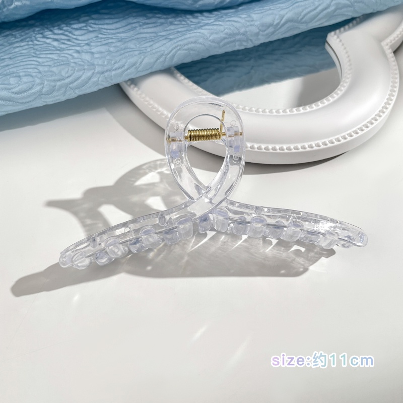 Kẹp Tóc Acrylic Trong Suốt Thời Trang Hàn Quốc