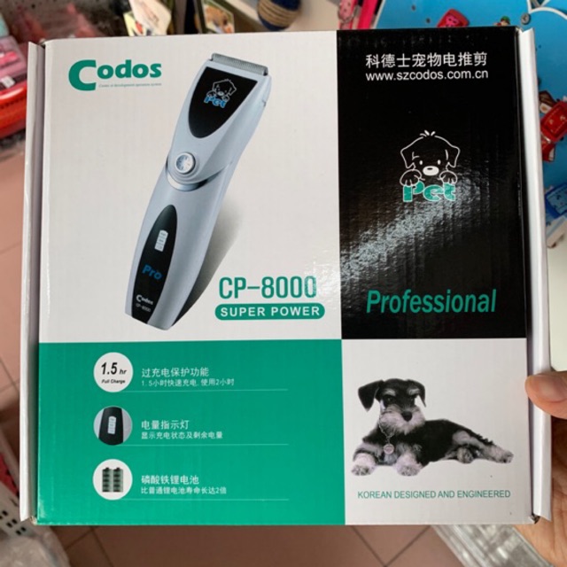 [Mã PET1504 giảm 8% đơn 300K] Tông Đơ Cao Cấp Chính Hãng Codos CP8000