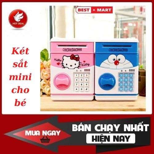 Két sắt điện tử mini, thông minh quà tặng dành cho bé.yêu