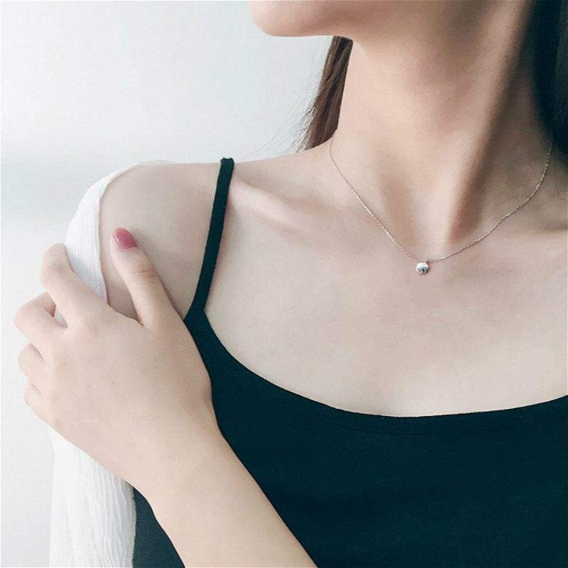 Dây chuyền MANYUE mặt chữ may mắn phong cách thời trang Hàn Quốc 2020 cho nữ