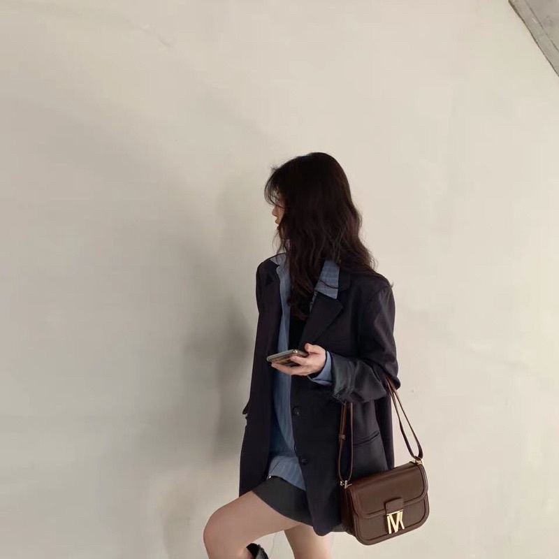 Túi Xách MK Nâu Trầm, Hàng QCCC