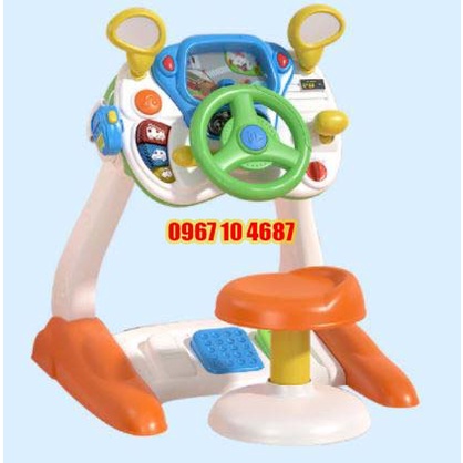 Set đua ô tô giả lập cho bé Umoo NO.1712 - Xe đồ chơi Lái xe cho Trẻ em Mẫu giáo