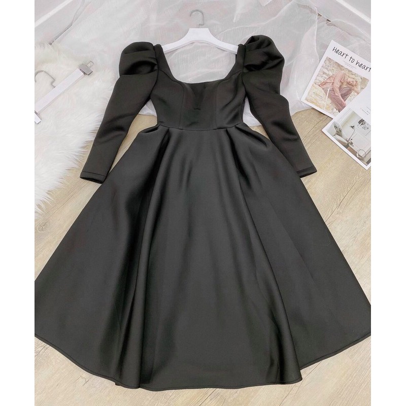 đầm xoè tay phồng ( kèm ảnh và video 1000%)