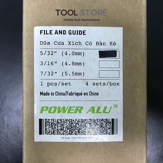 Dũa cưa xích có bàn kê cỡ 5.5mm power alu