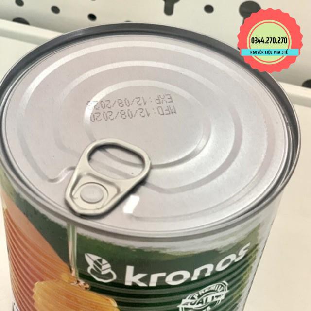 Đào Ngâm Kronos Lon sơn 820gr -  Date mới 2023