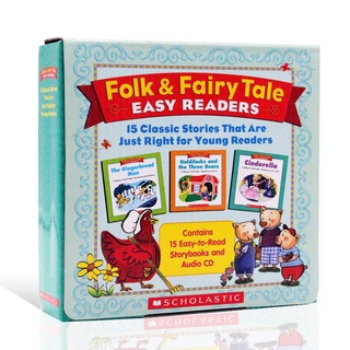 [Big Sale!] Bộ nhập 15q - Folk & Fairy Tale Easy Readers + File nghe
