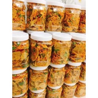 CƠM CHÁY LẮC KHÔ GÀ LÁ CHANH hủ 500gr