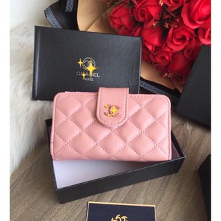 [HOT DEAL] Ví nữ trần ô 17cm siêu đẹp fullbox