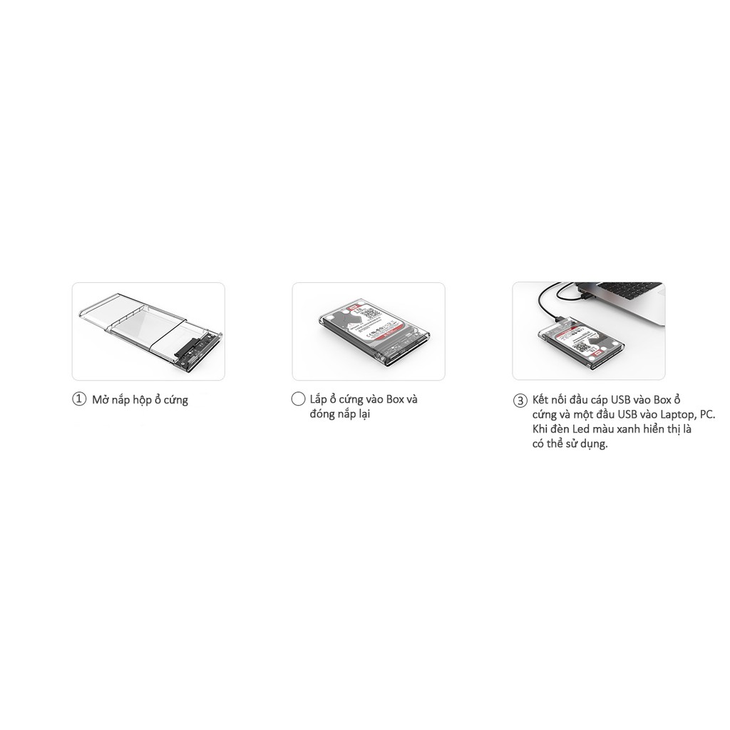 HỘP ĐỰNG Ổ CỨNG 2.5 ORICO 2139U3 chuẩn SATA 3 USB 3.0