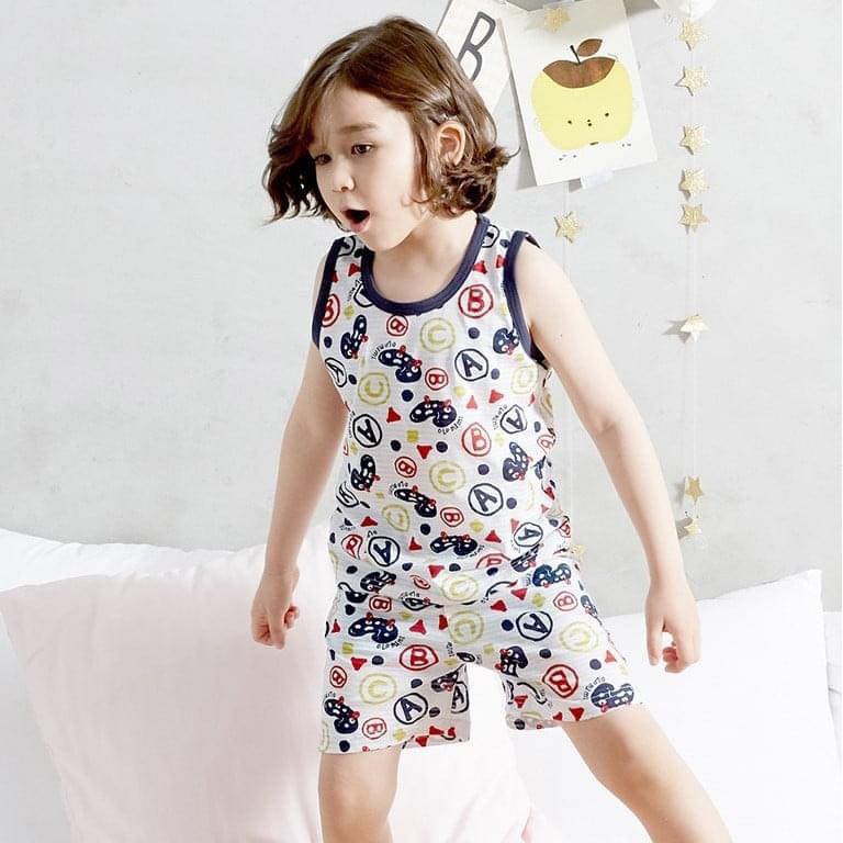 Bộ ngủ sát nách - Chữ cái - Nhập khẩu Hàn Quốc