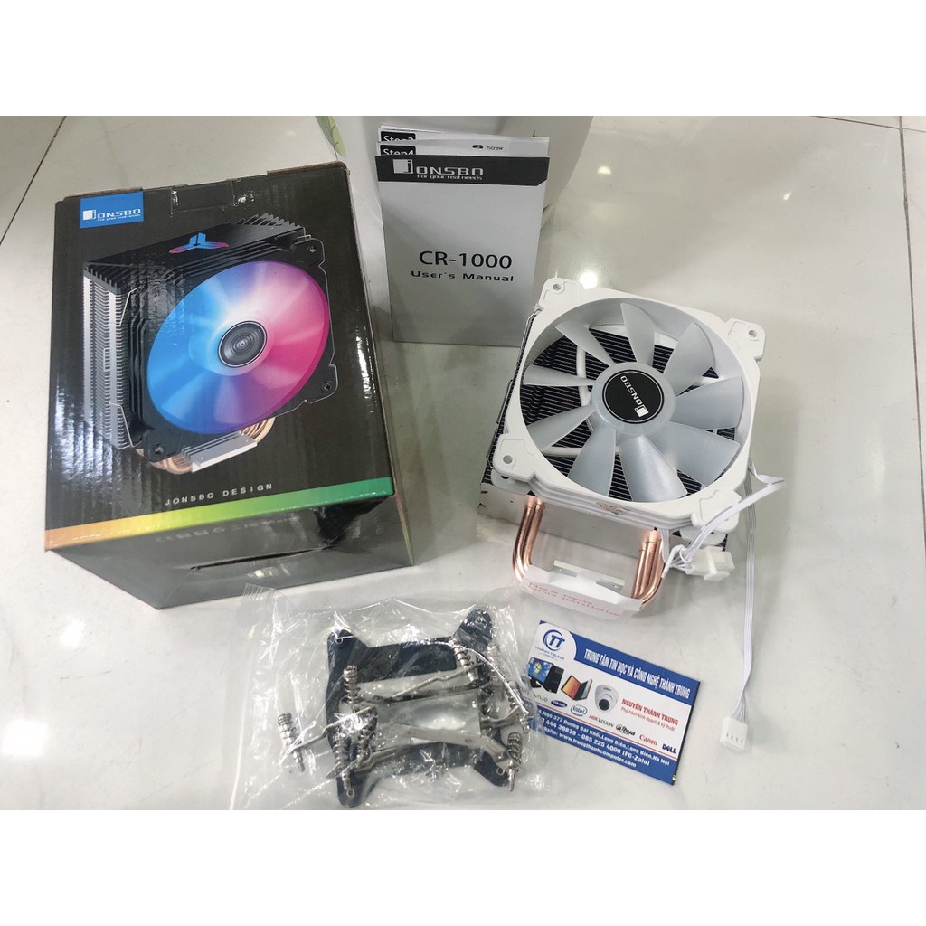 Tản nhiệt khí, Fan CPU RGB Jonsbo CR-1200 | CR-1400 | CR-1000 | CR-1000 White | Coolmoon UFOX