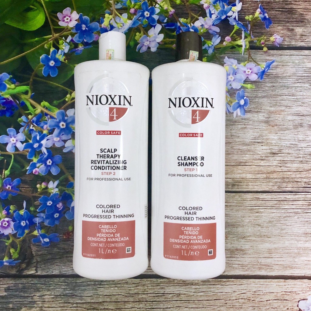 Dầu xả chống rụng tóc Nioxin System 4 Conditioner 1000ml ( New 2019) - Colored Hair