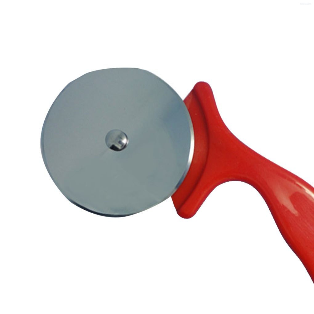 Stainless Steel Roller Type Pizza Cutter Bread Pies Wheels Rotary Cake Cut Cooking Tool  Kitchentool
