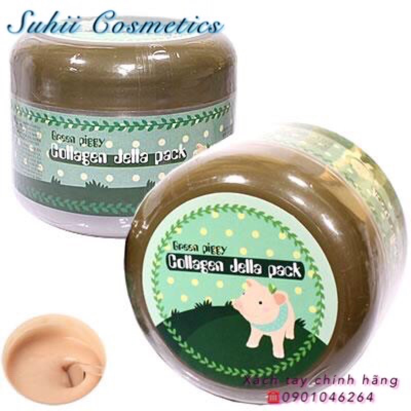 Mặt Nạ Bổ sung Collagen Bì Heo ELIZAVECCA GREEN PIGGY COLLAGEN JELLA PACK