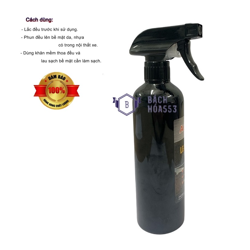 Chai xi bóng bảo dưỡng nội thất xe hơi AutoPro 500ml