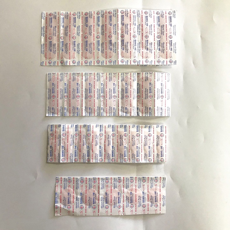Set 100 miếng dán vết thương 4 kiểu khác nhau chống nước JP2