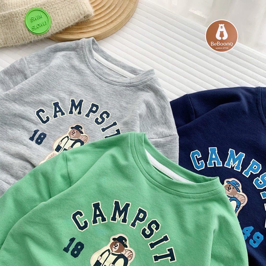 Áo phông dài tay bé trai cá tính sành điệu bé trai, áo thun tay dài thu đông nỉ da cá hàng đẹp