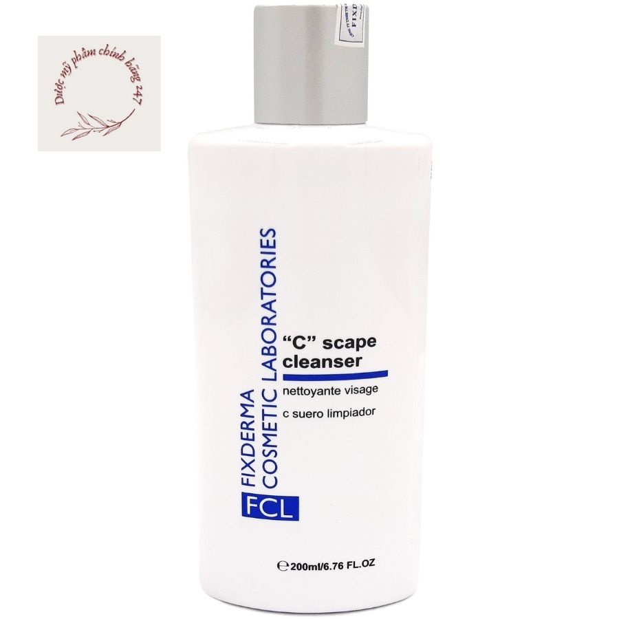 Fixderma FCL C scape cleanser Sữa rửa mặt trẻ hoá, sáng da
