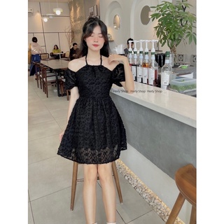 ĐẦM XOÈ CỔ YẾM TAY BỒNG