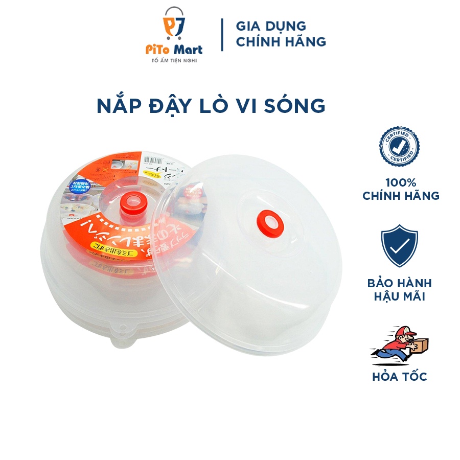 Nắp đậy lò vi sóng, Nắp đậy thực phẩm nội địa Nhật nhựa cao cấp cách nhiệt tiện lợi